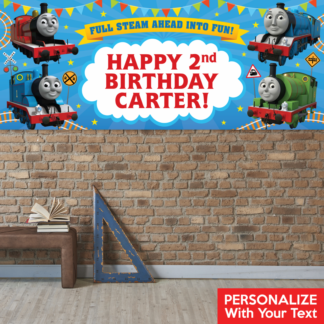 Thomas PERSONALIZED Giant Vinyl Keepsake Banner