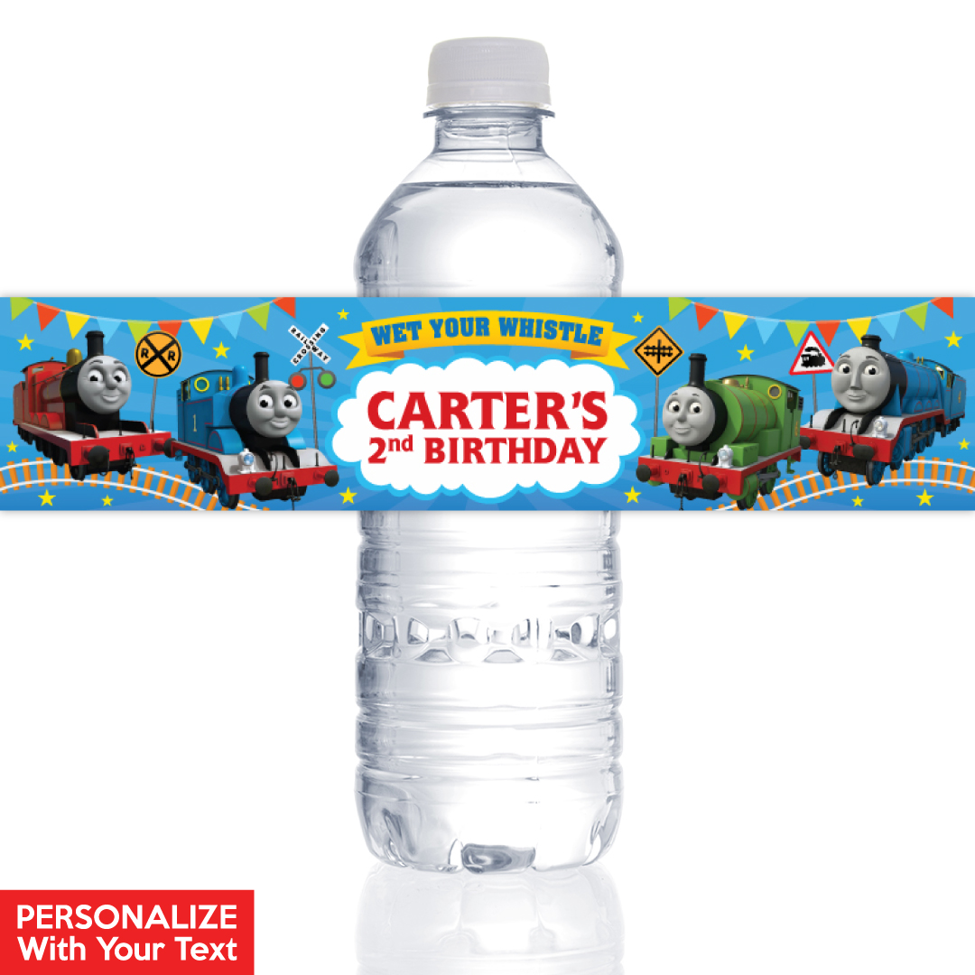 Thomas PERSONALIZED VINYL Bottle Labels - 10 PK