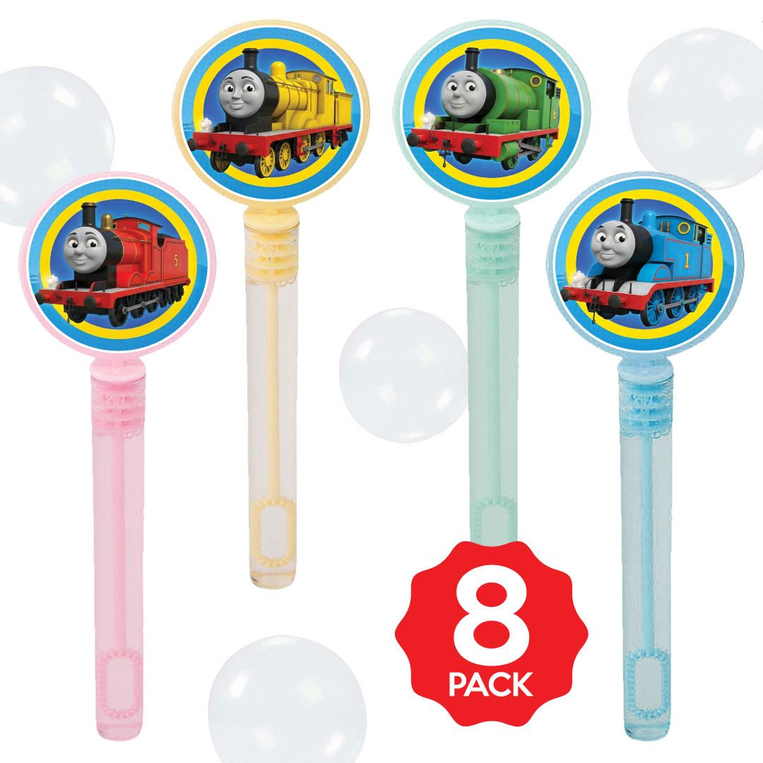 Thomas the Train Bubble Bottles w/Wands - 8 PACK