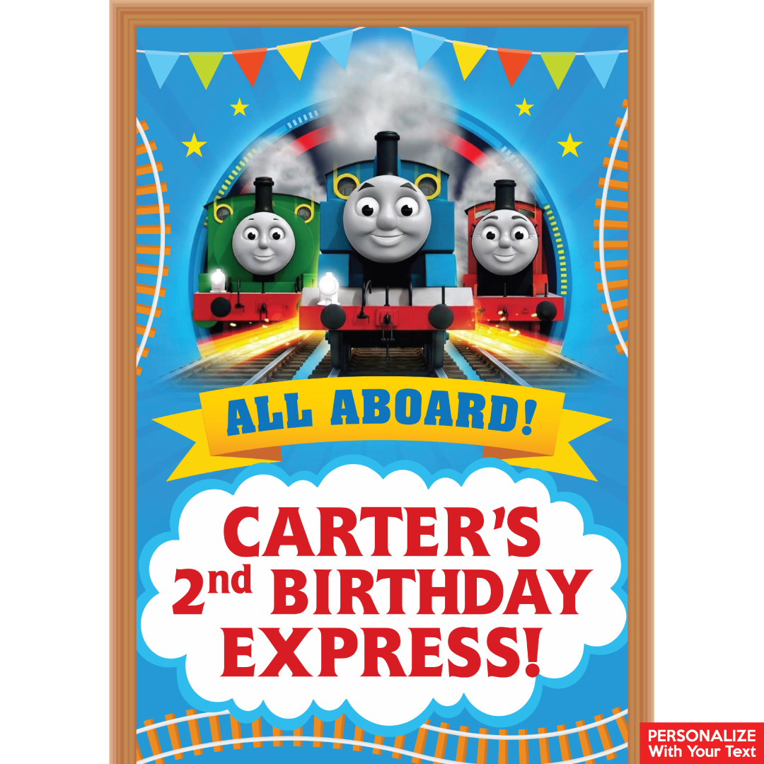 Thomas PERSONALIZED Giant Vinyl Keepsake Door Sign