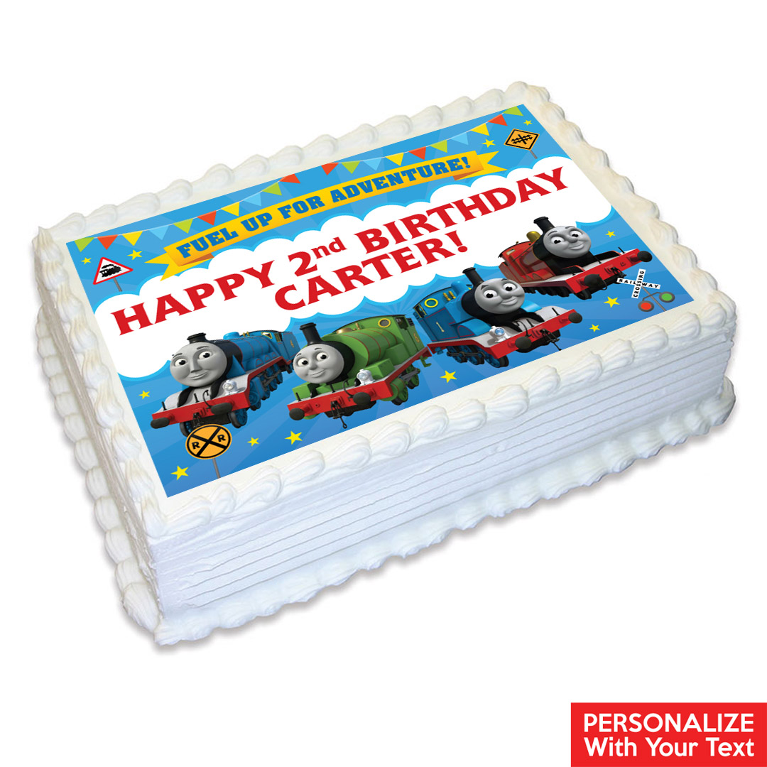 Thomas the Train Personalized Edible Icing