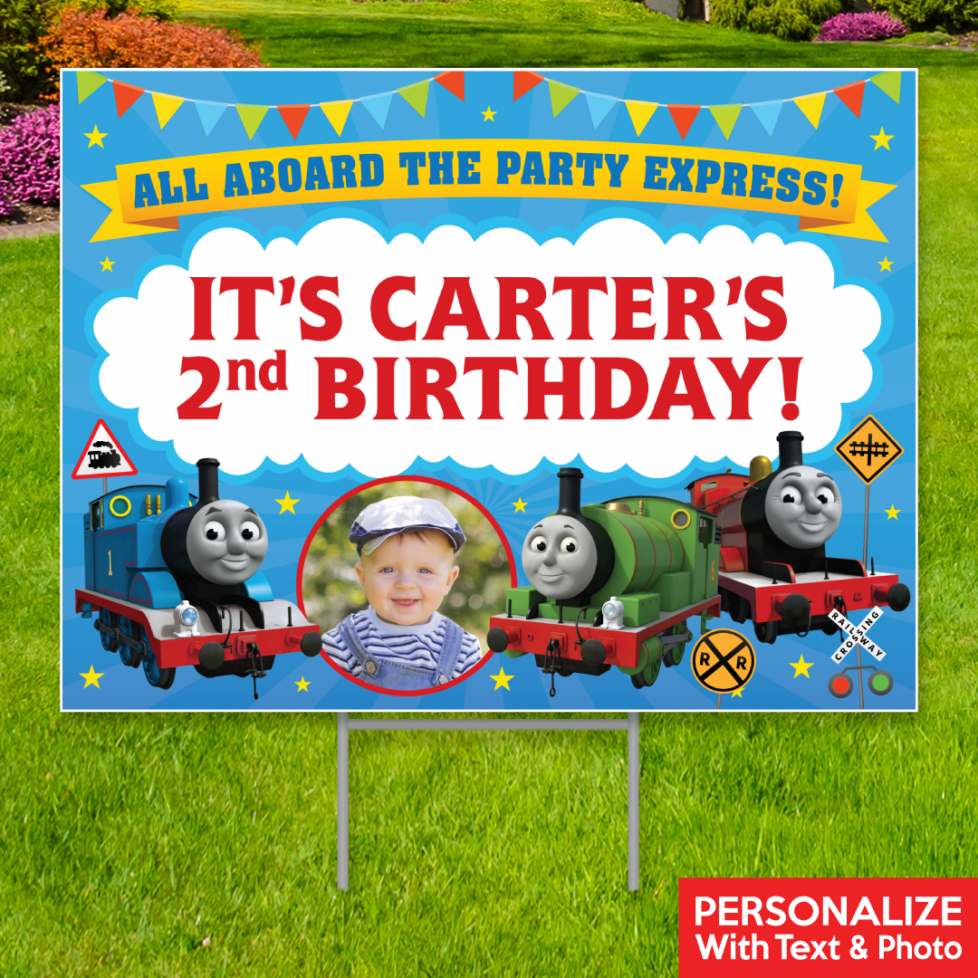 Thomas Photo All Weather PERSONALIZED BIG Yard Sign