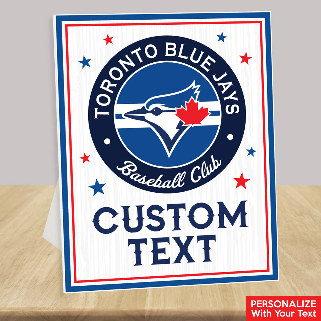 Toronto Blue Jays Baseball Custom Text 14