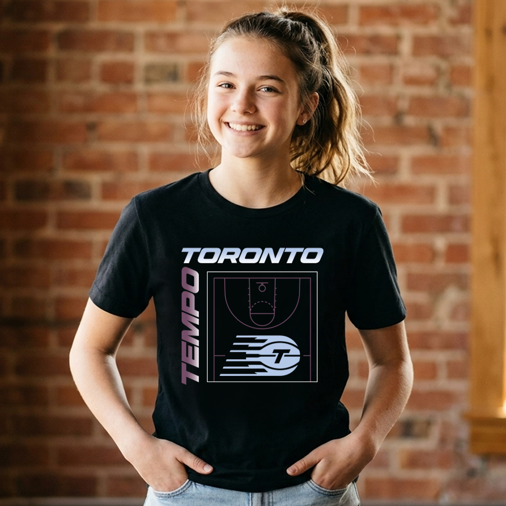 Toronto Tempo Basketball Black T-shirt