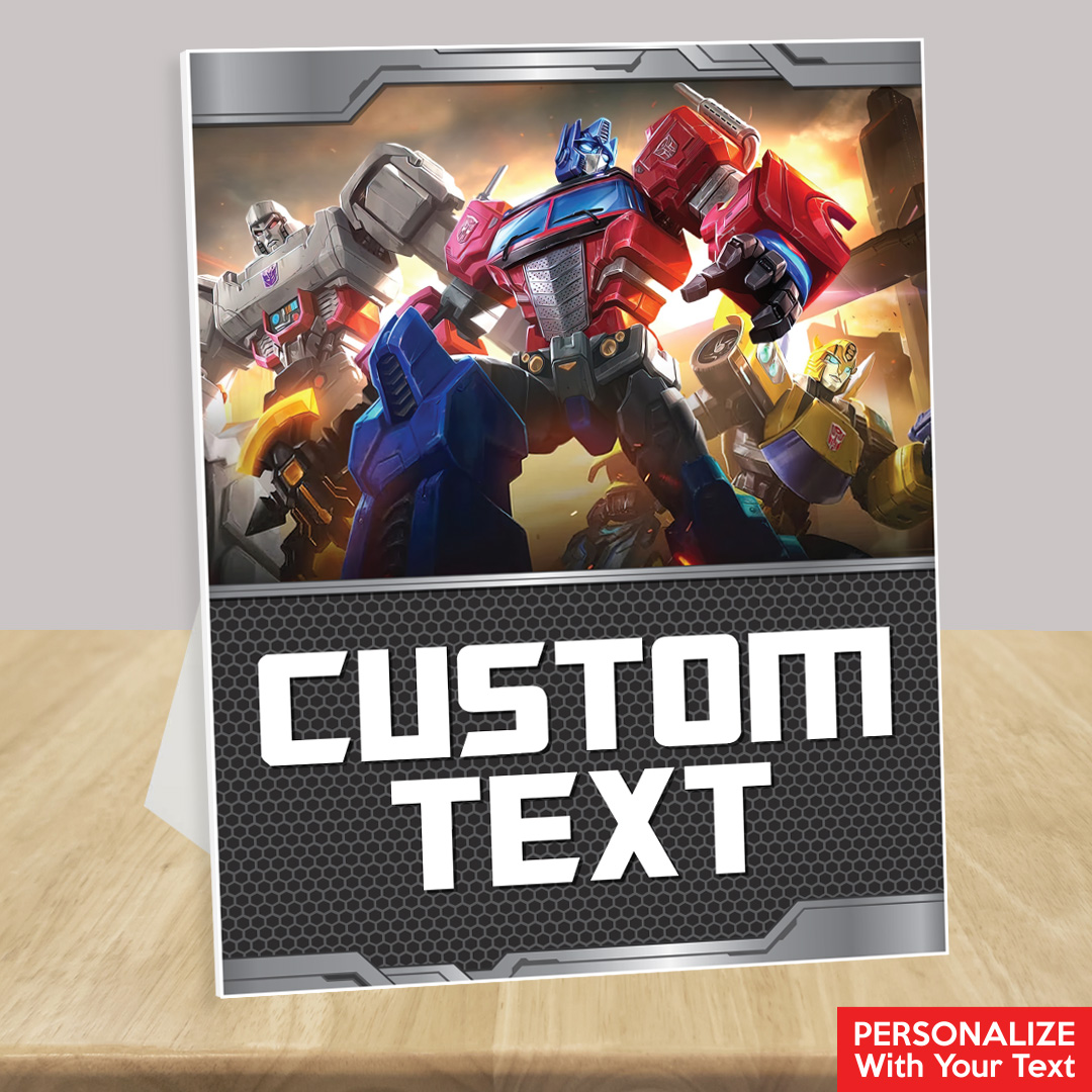 Transformers Custom Text 14