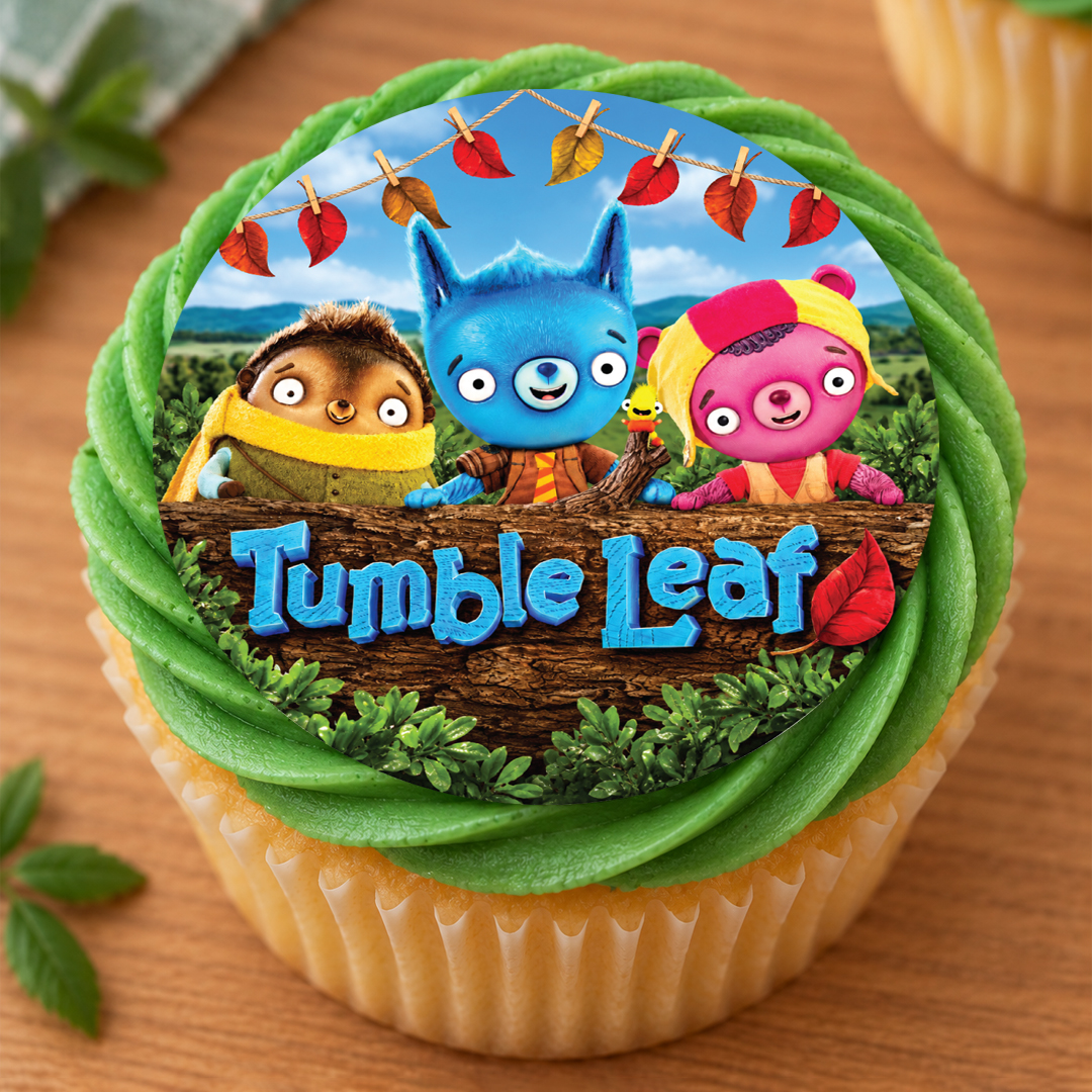 Tumble Leaf Cupcake Icing Toppers 12pk