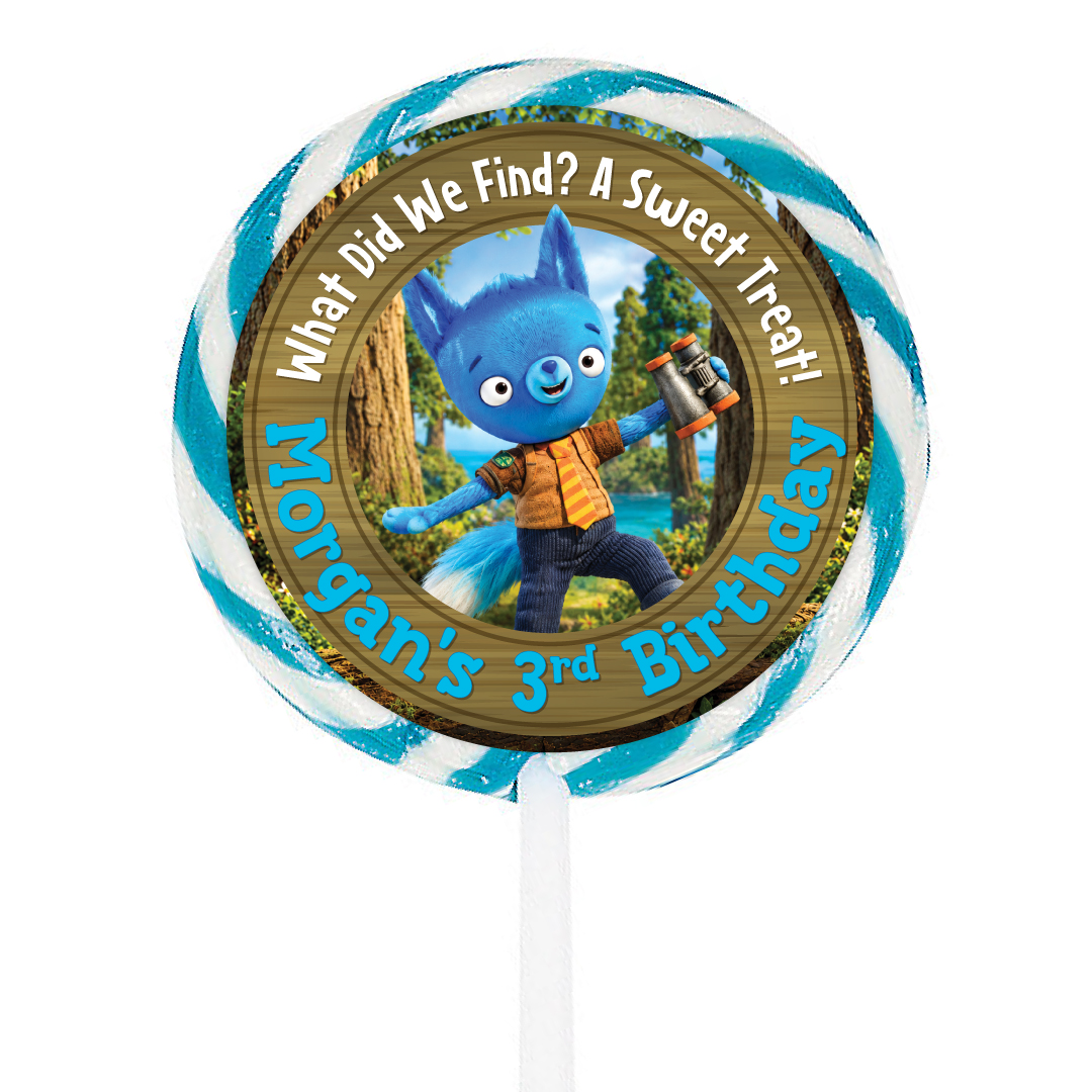 Tumble Leaf PERSONALIZED Lollipops - 12 Pk