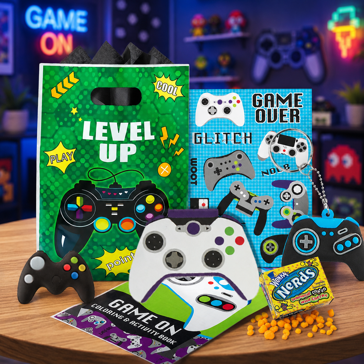 Video Game Gamer Birthday Favor Loot Pack