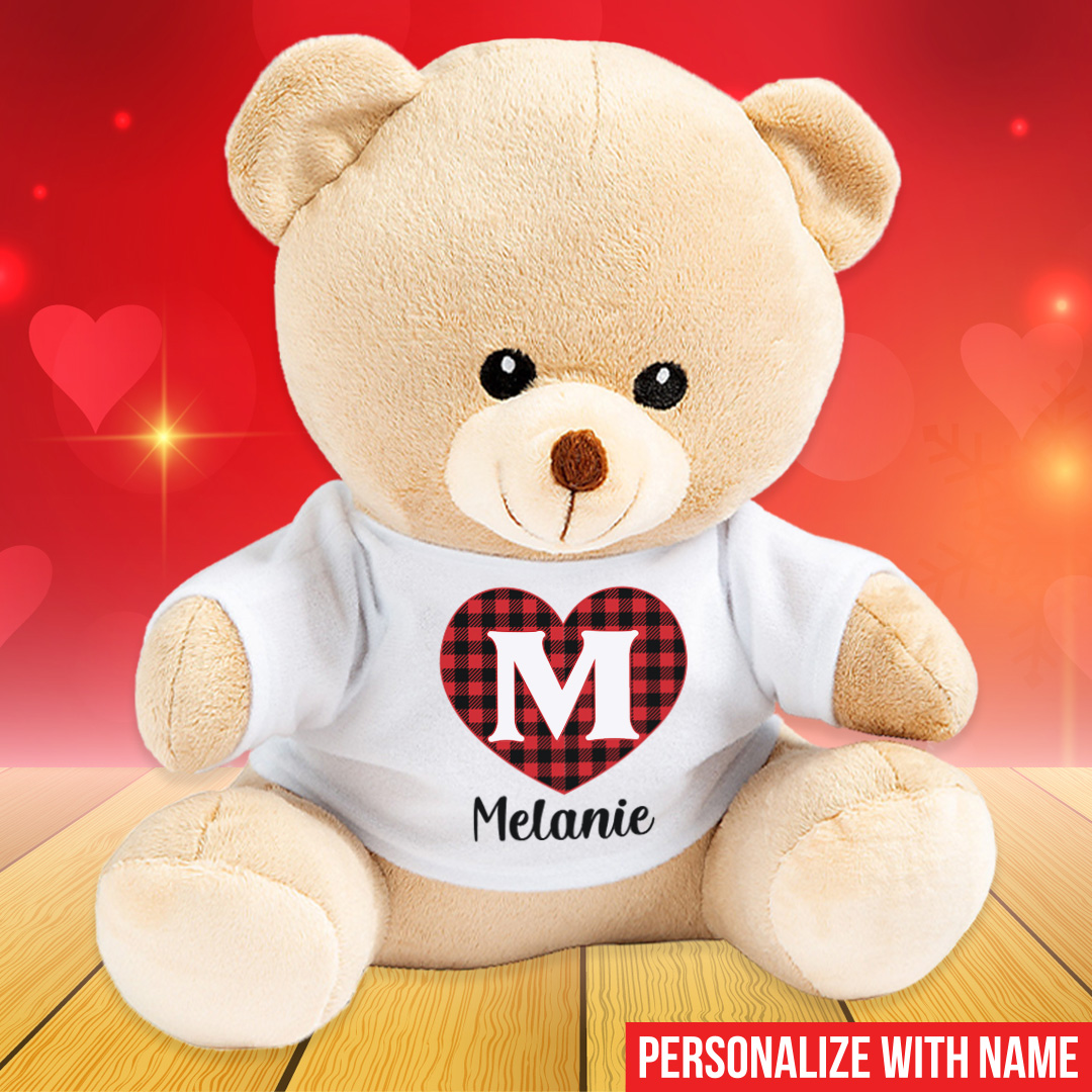 Personalized Plaid Valentine's 10