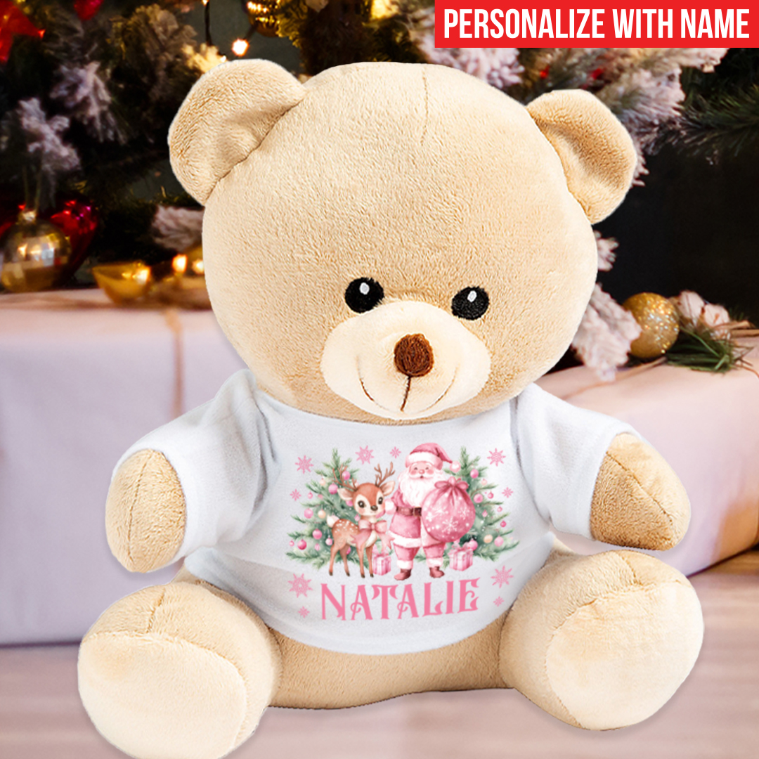 Personalized Vintage Pink Christmas 10