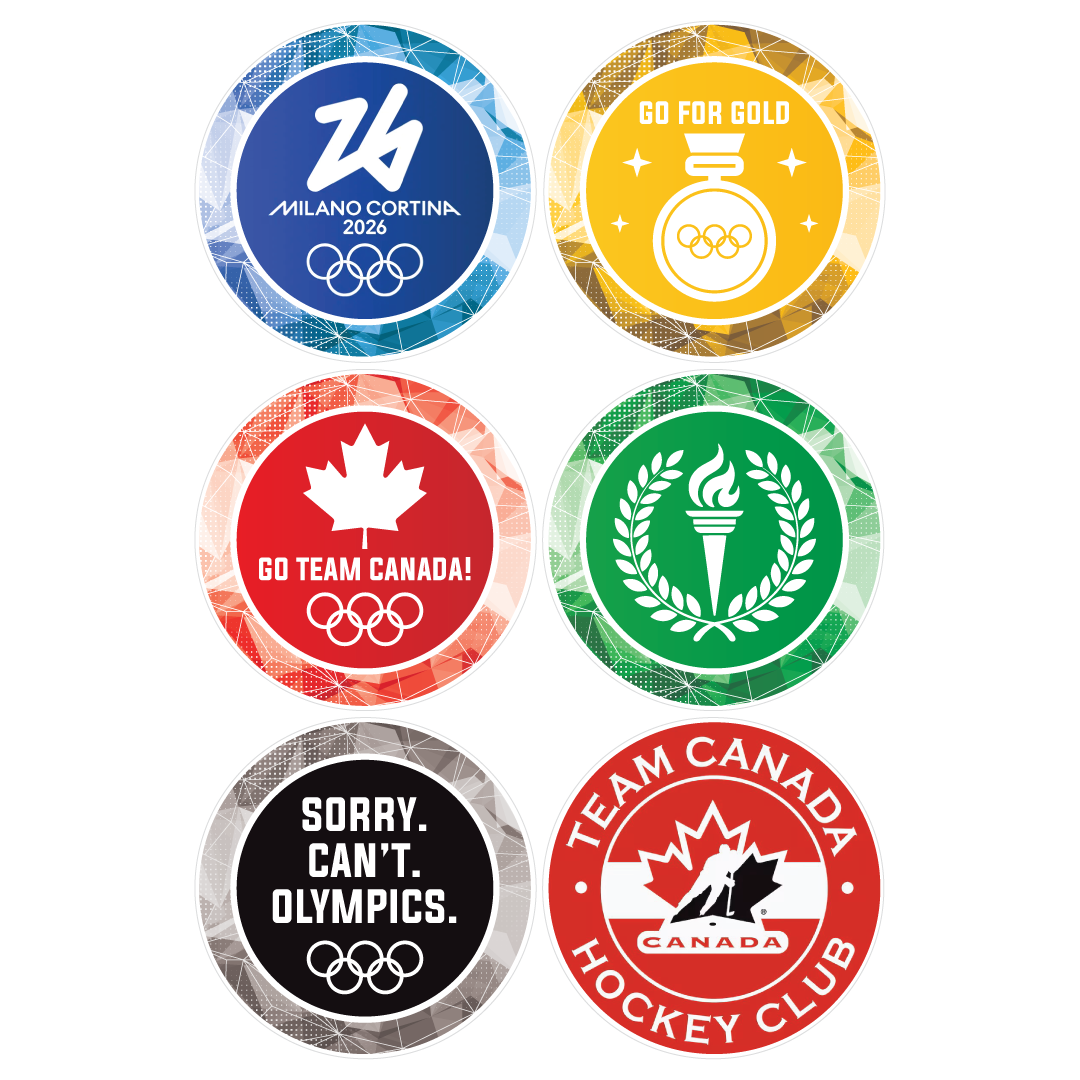 Winter Olympics Vinyl Decal Sticker Sheet