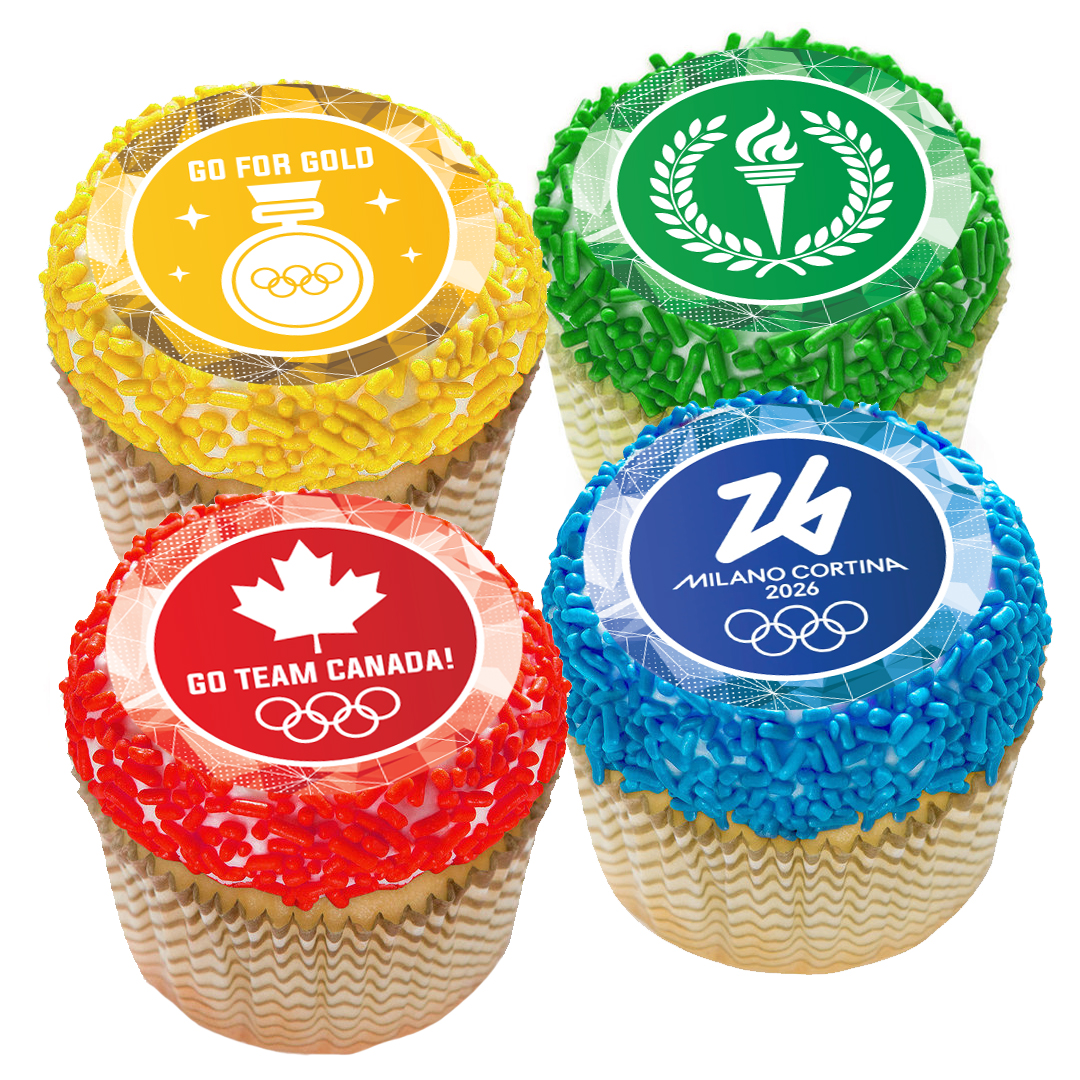 Winter Olympics Cupcake Icing Toppers 12pk