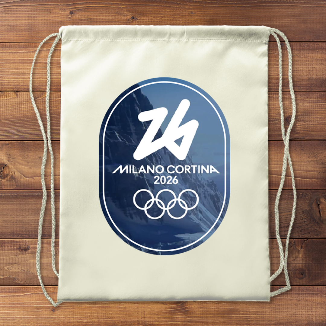 Winter Olympics Milano Cortina 2026 Drawstring Backpack