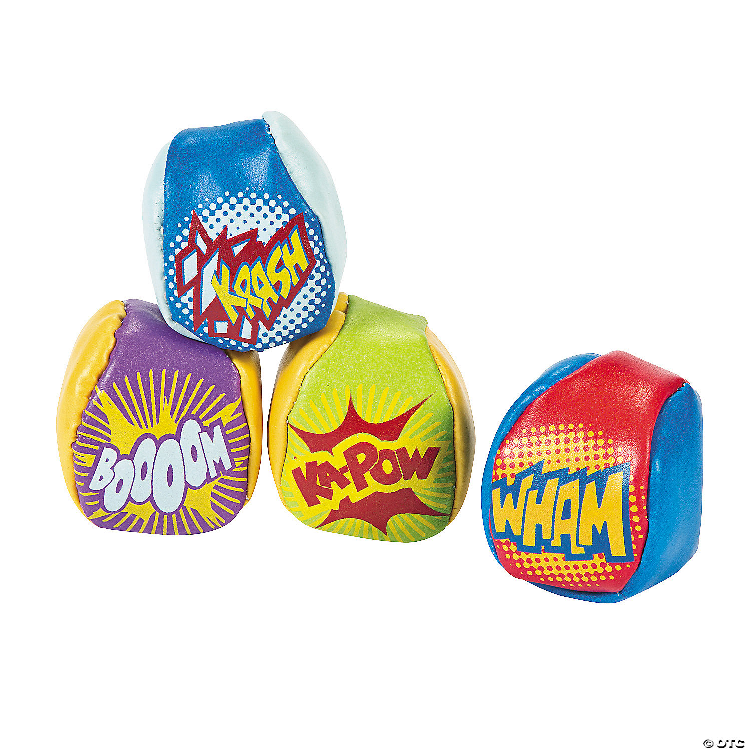 Action-Packed Superhero Kick Balls - 12Pk