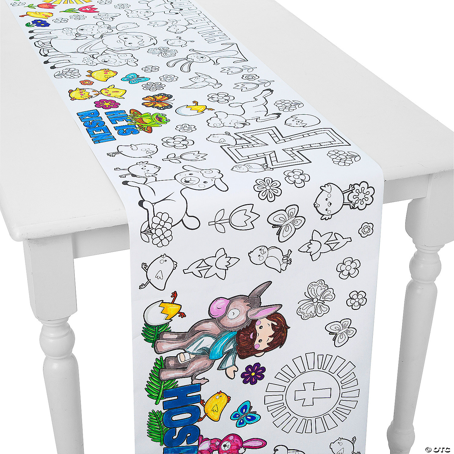 Easter Colour Your Own Table Runner Roll