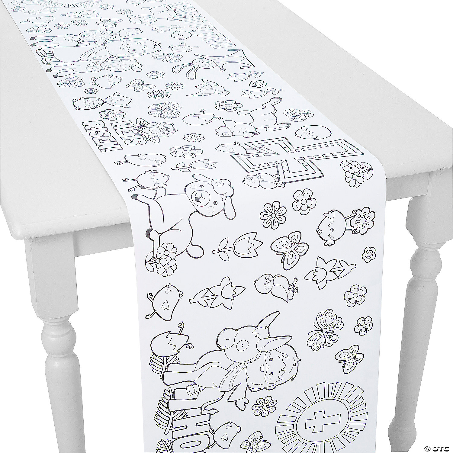 Easter Colour Your Own Table Runner Roll