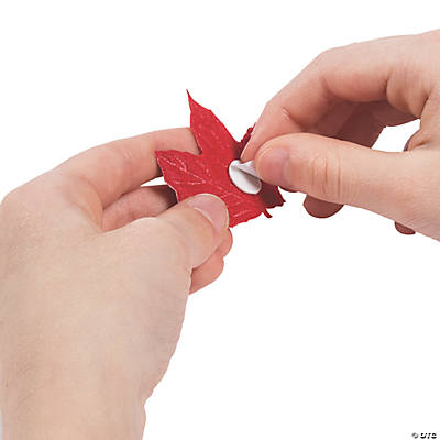 Fall Leaves Self-Adhesive Shapes - 48Pk