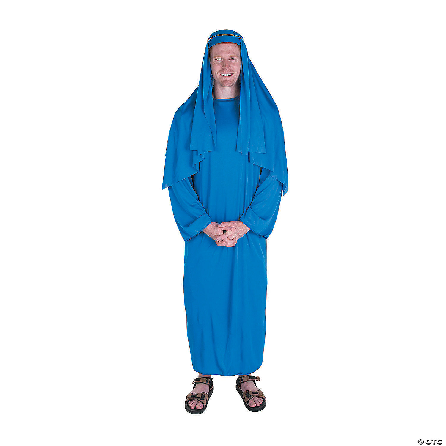 Adult's Blue Nativity Robe & Headpiece