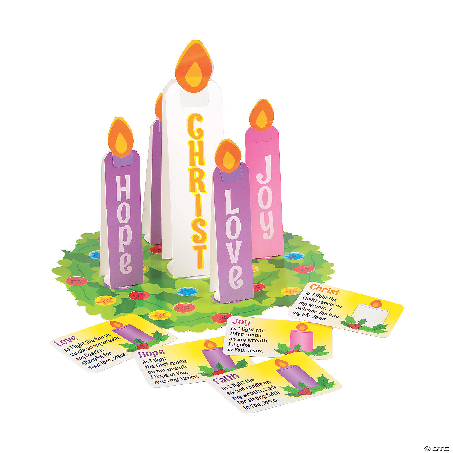 Advent Calendar with Sticker Craft Kit-12Pk