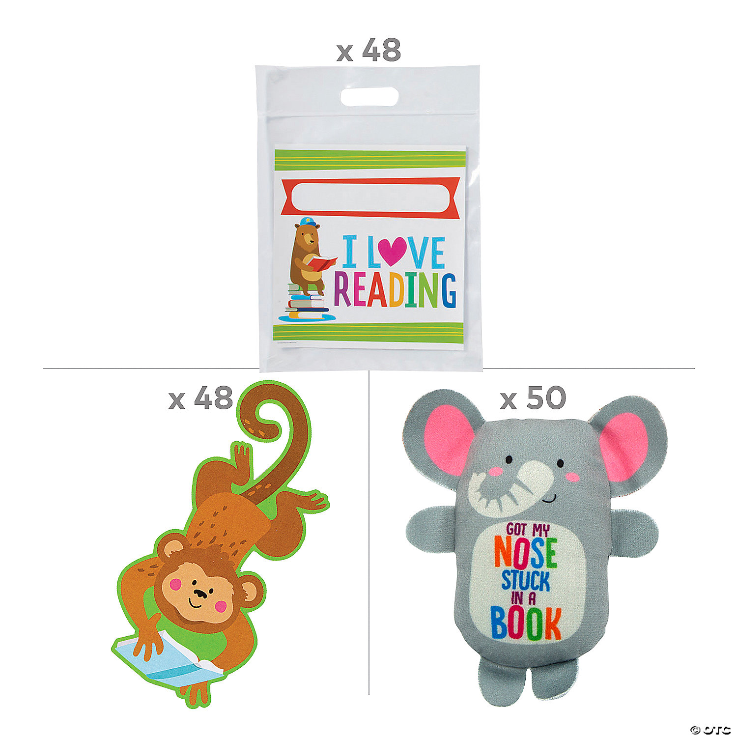Animal Buddy Reading Handout Kit for 48