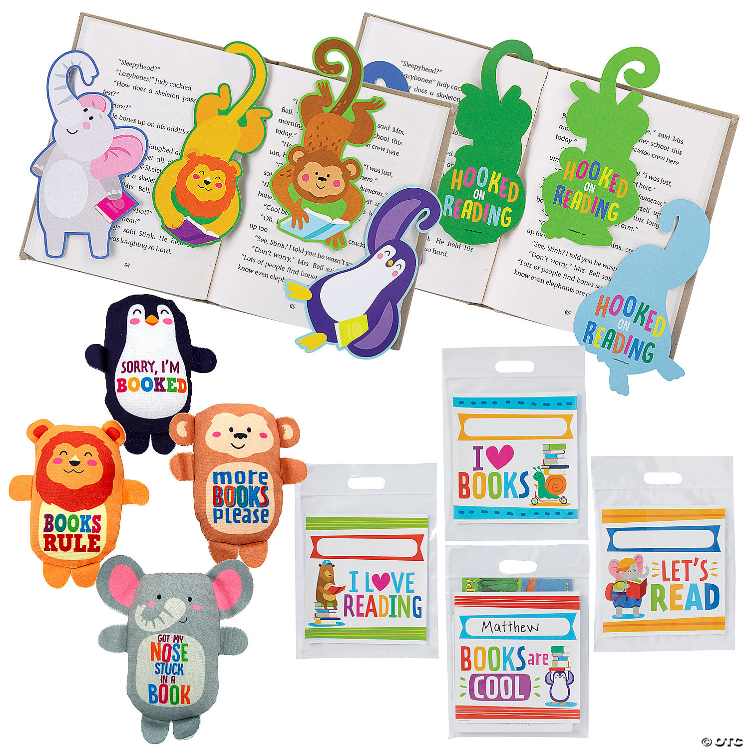 Animal Buddy Reading Handout Kit for 48