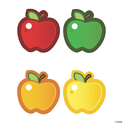 Apple Bulletin Board Cutouts - 72pk