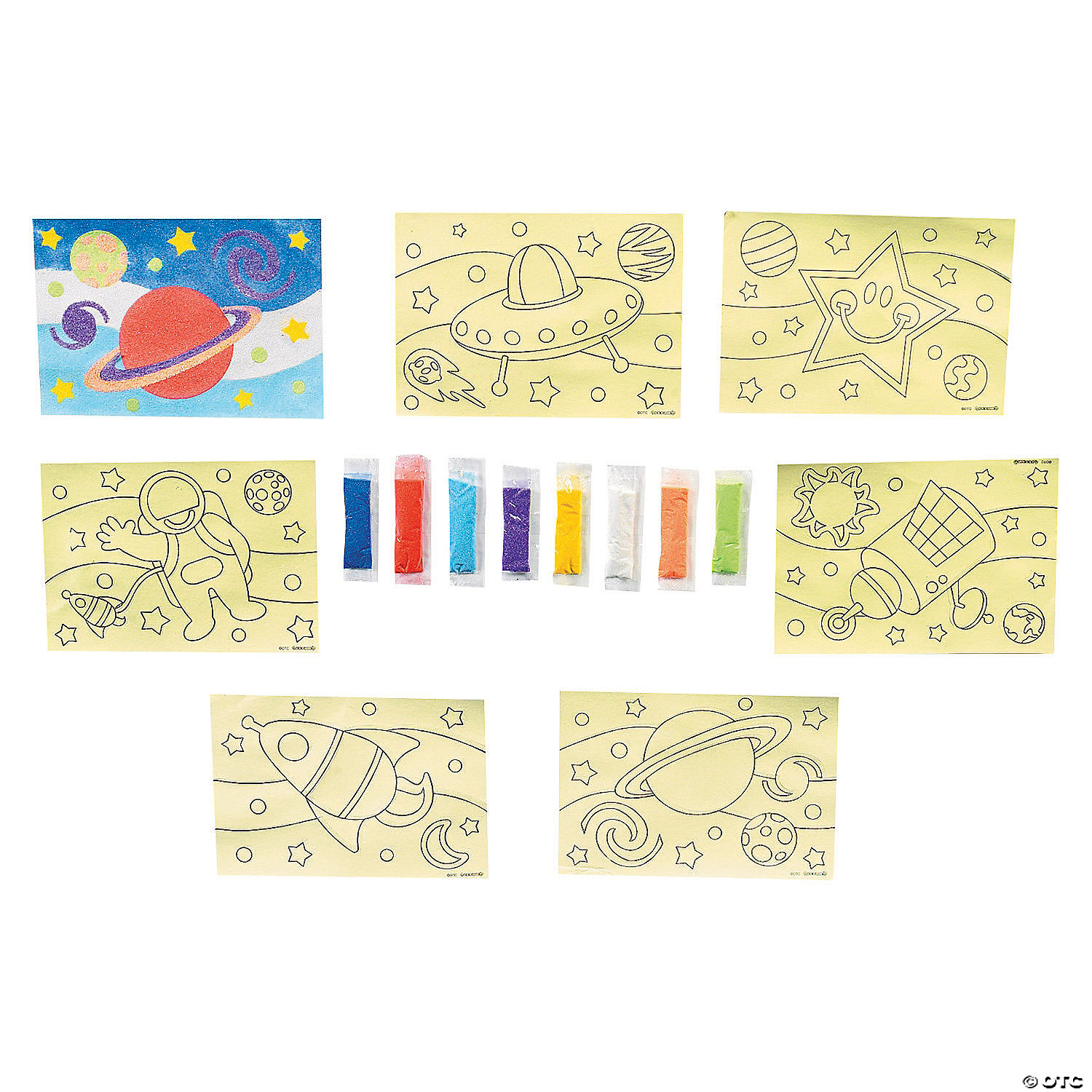 Awesome Outer Space Sand Art - 24 Pack
