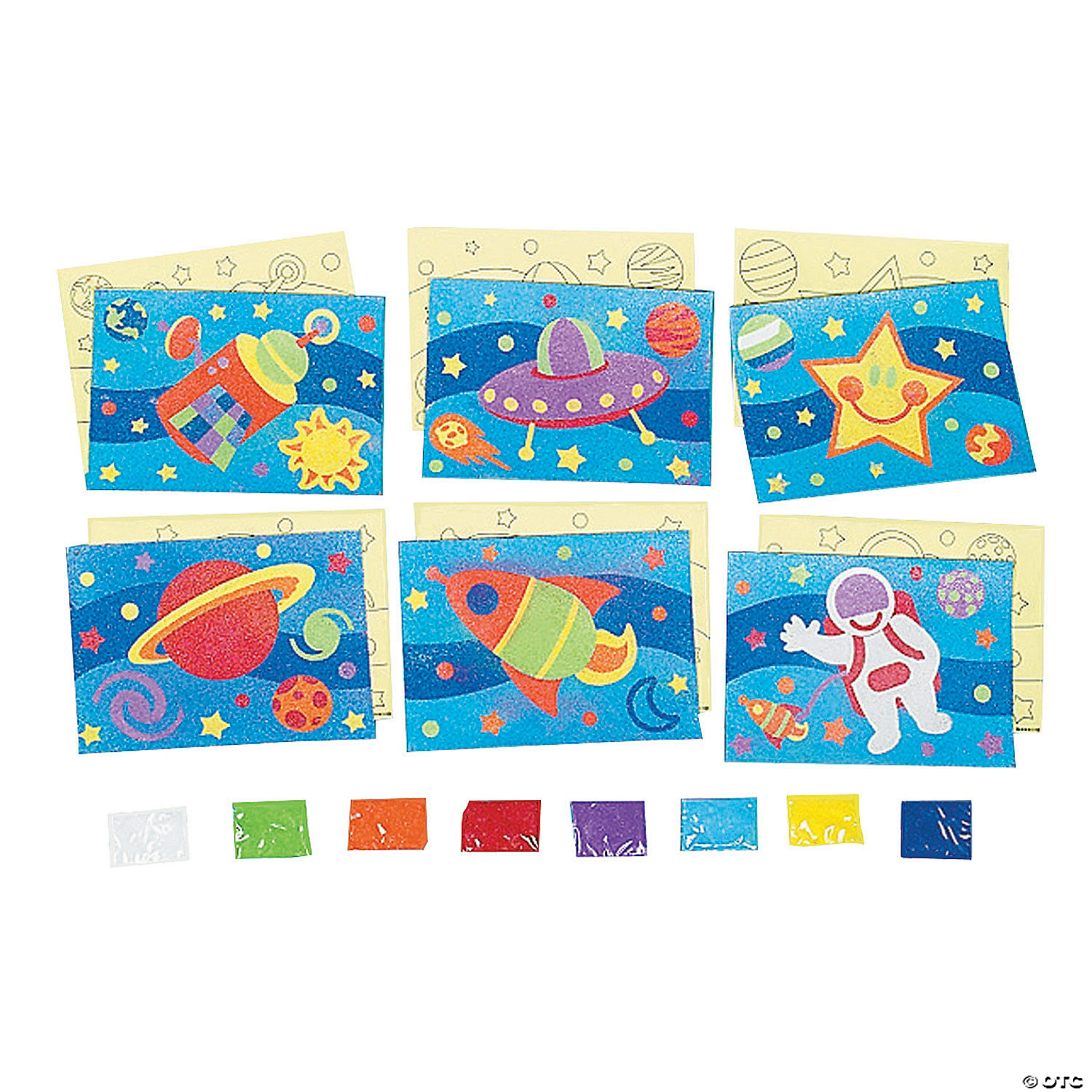 Awesome Outer Space Sand Art - 24 Pack