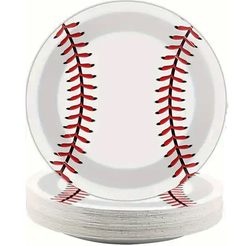 Baseball Dinner Plates - 10 PK