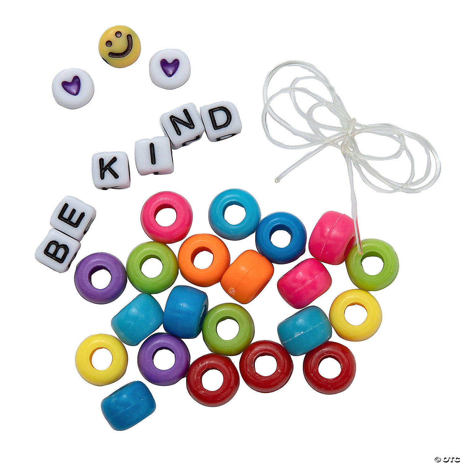 Be Kind Beaded Bracelet Craft Kit - 12Pk