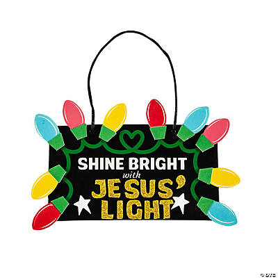 Be the Light Sign Craft Kit - 12 Pack