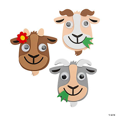 Billy Goat Magnet Craft Kit - 12Pk