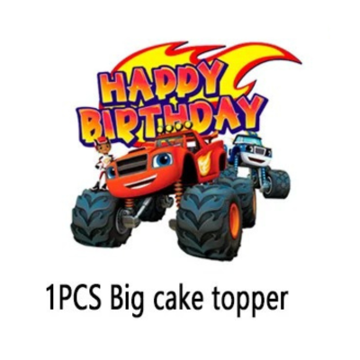 Blaze Monster Machines Big Cake Topper Pick