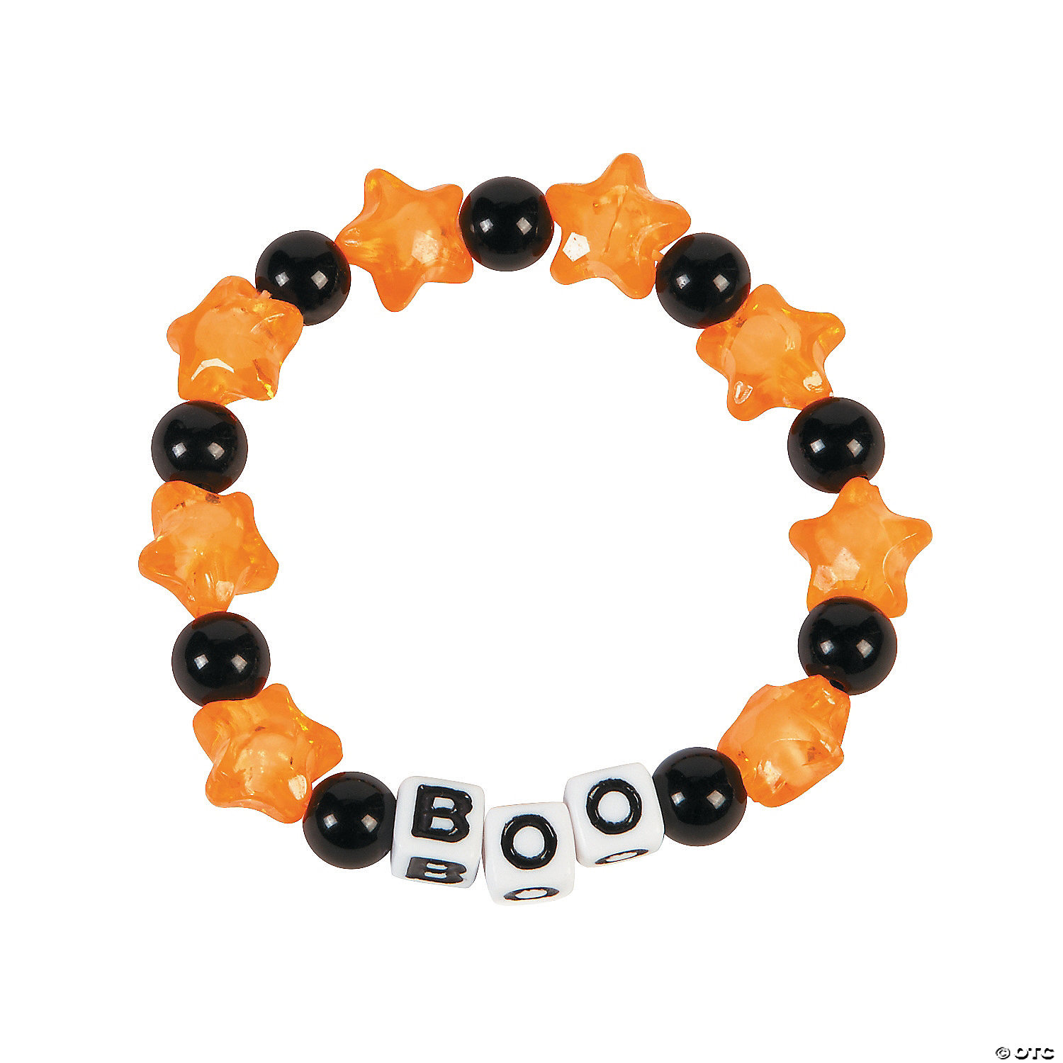 Boo Beaded Bracelet Craft Kit - 12 Pack