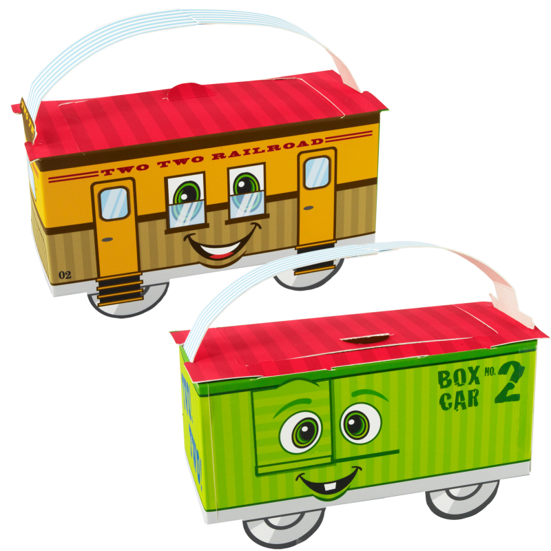 Two Two Train Double-Sided Centerpiece Gift Box