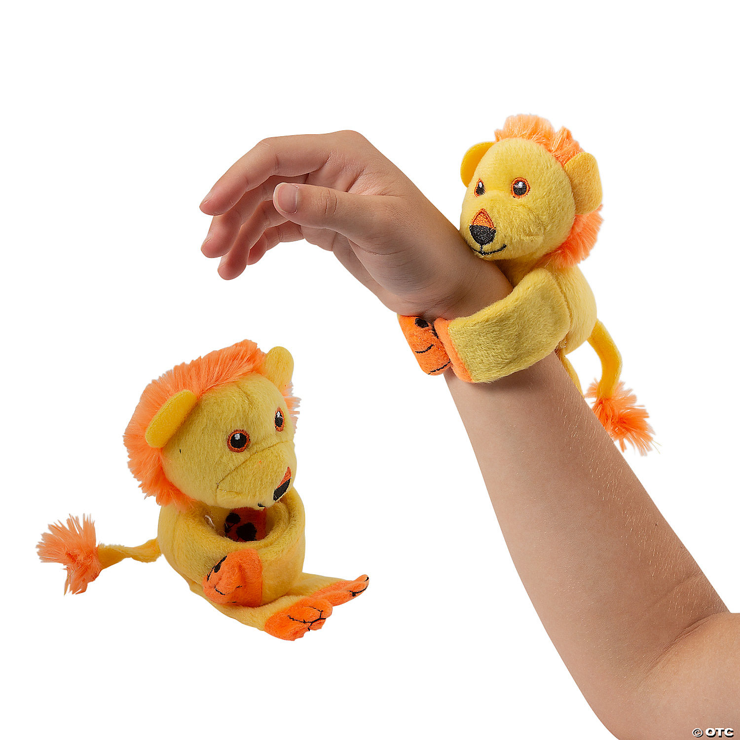 Hugging Plush Lion Slap Bracelet