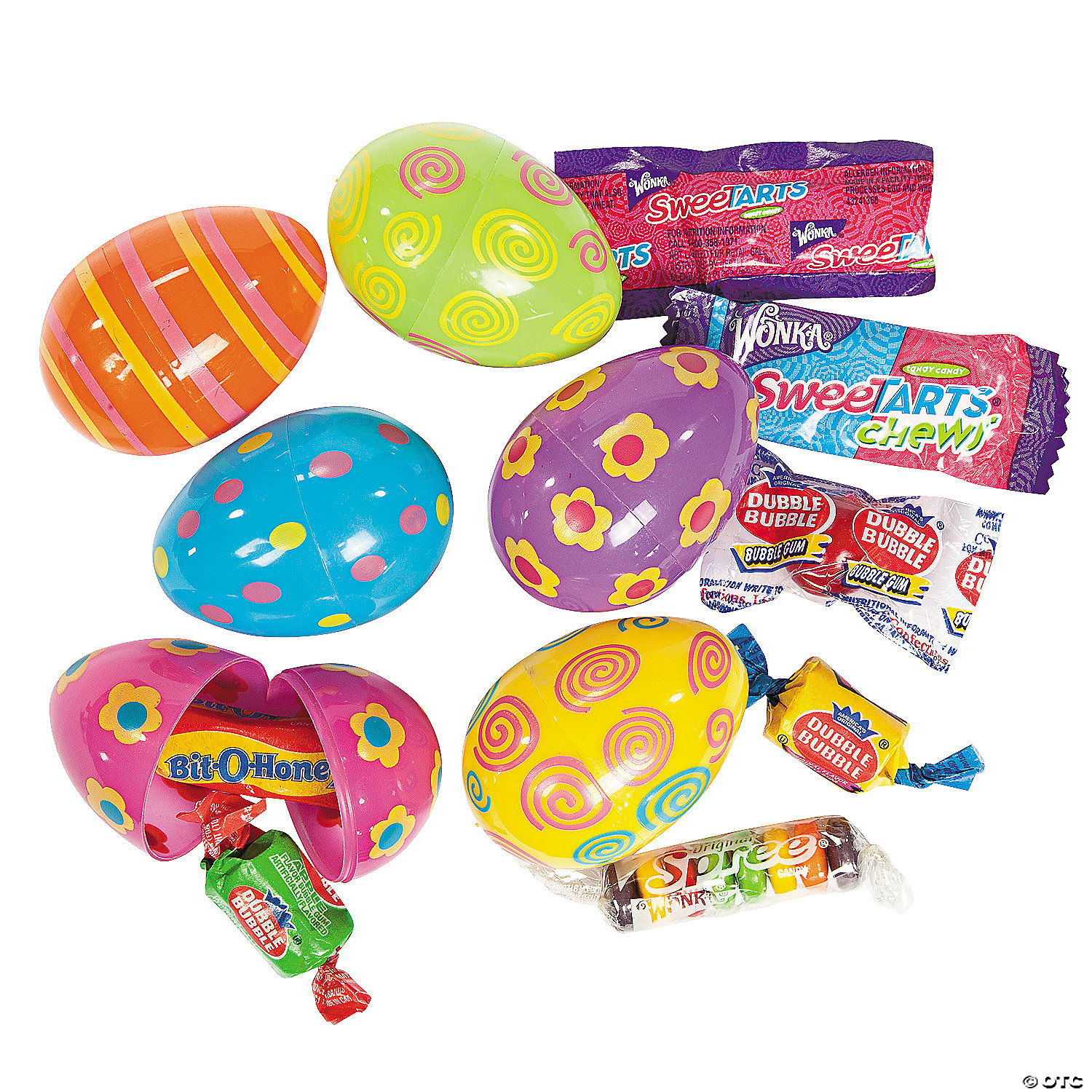 Bright Candy Filled Easter Eggs - 24 Pack