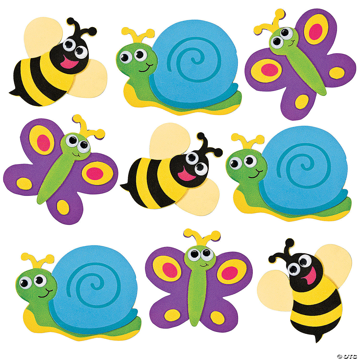 Bug Magnet Foam Craft Kit - 48Pk