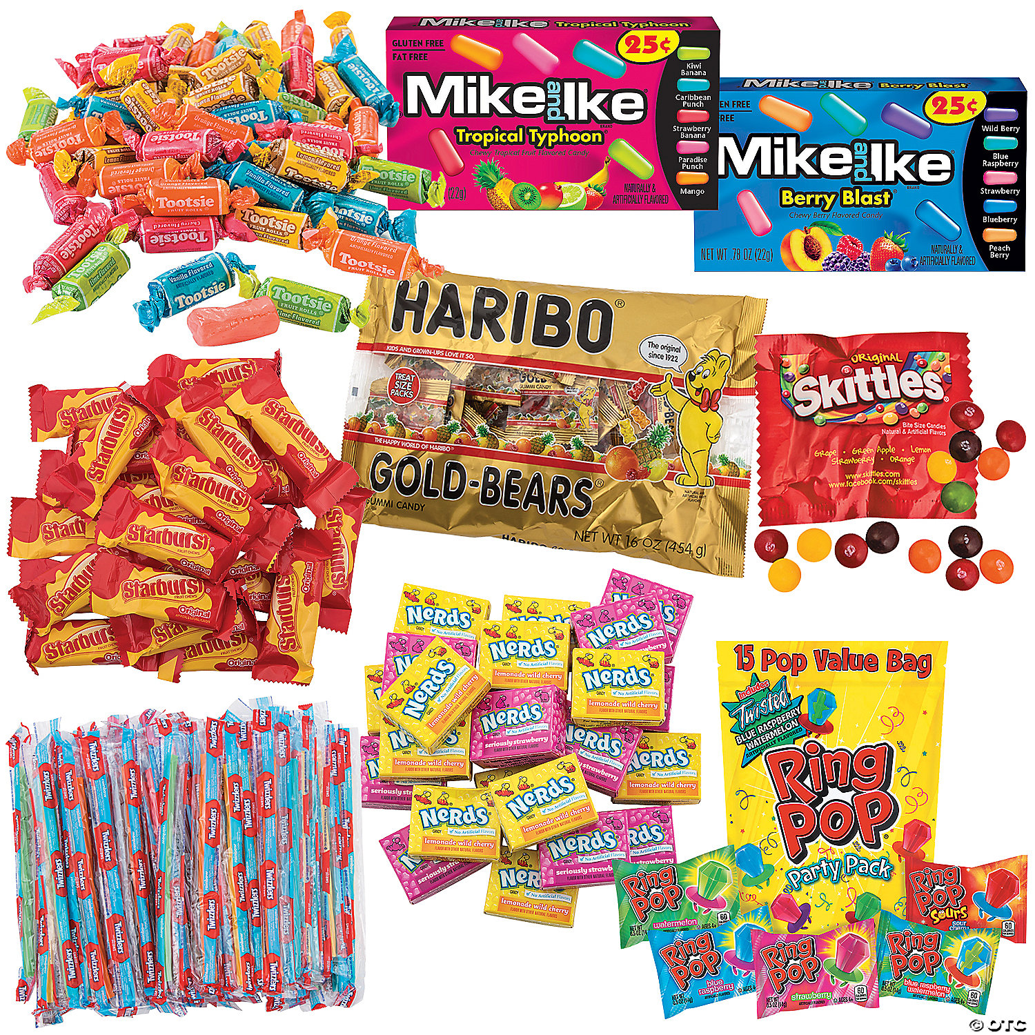 BULK Fruity Favourites Candy Favour Kit-325 Pcs