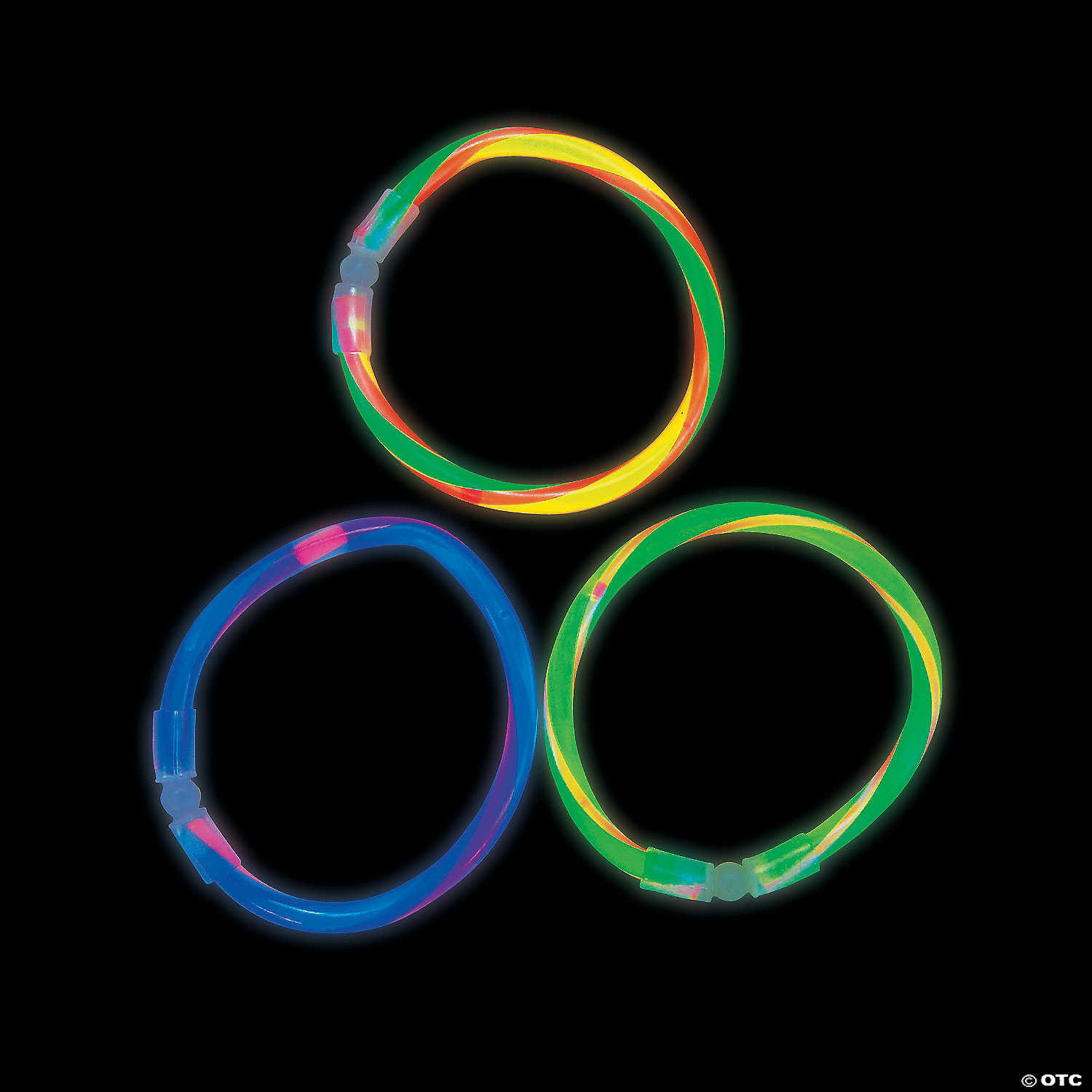 Glow Swizzle Bracelets - 50Pk