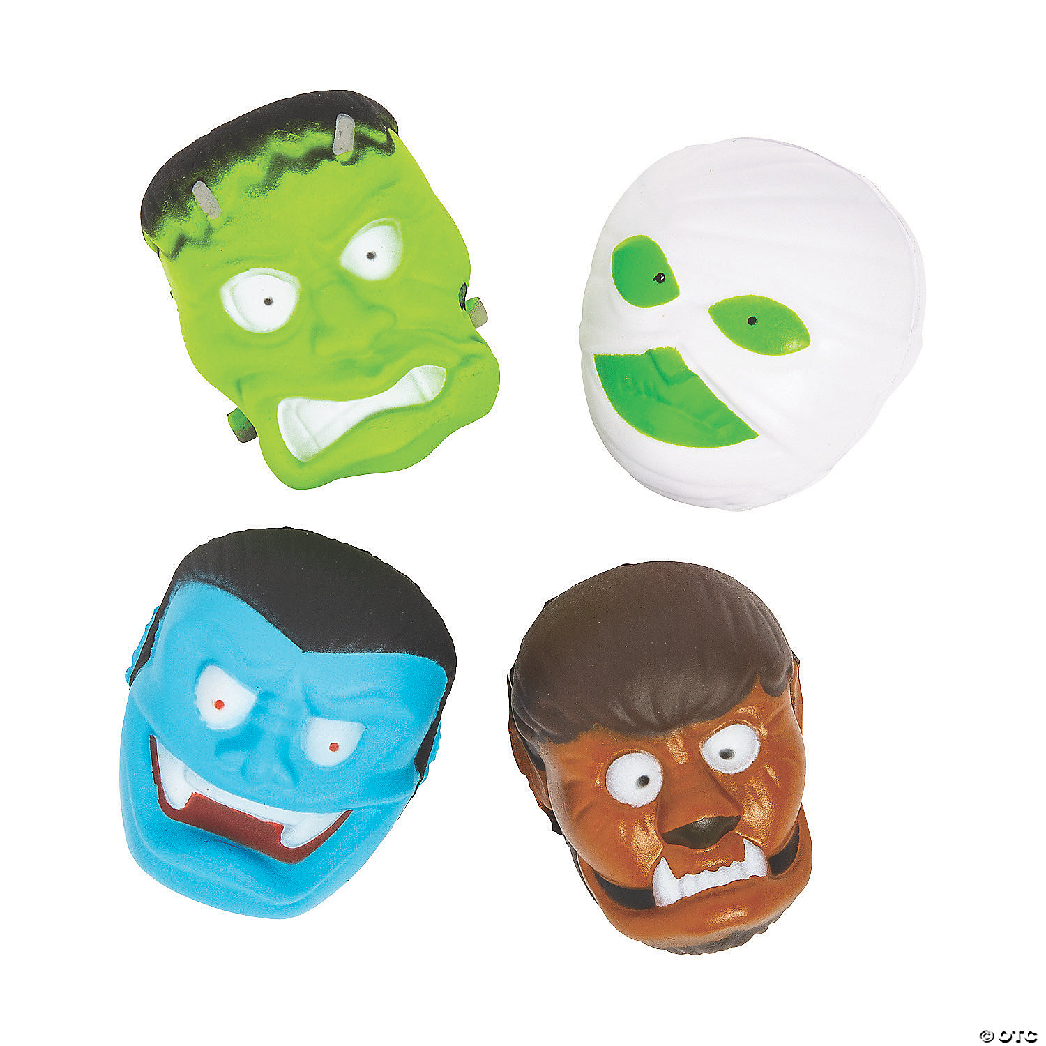 Halloween Mega Foam Stress Toy Assortment - 50 PACK