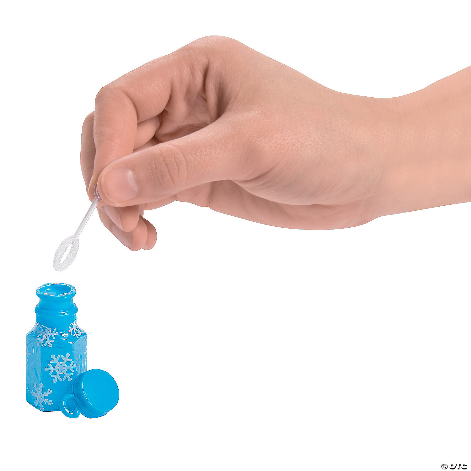 Bulk Snowflake Bubble Bottles - 48Pk