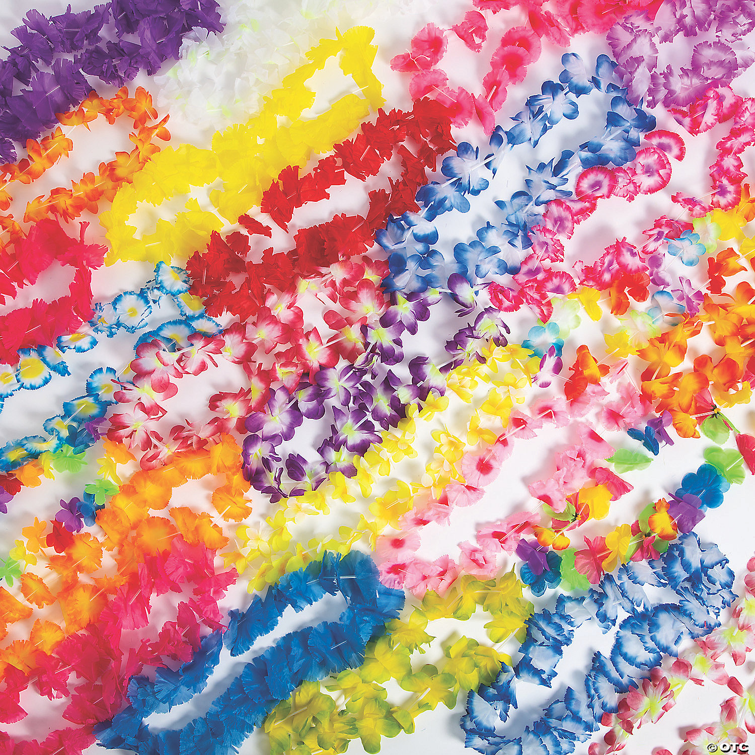 Super Mega Polyester Lei Assortment-200Pk