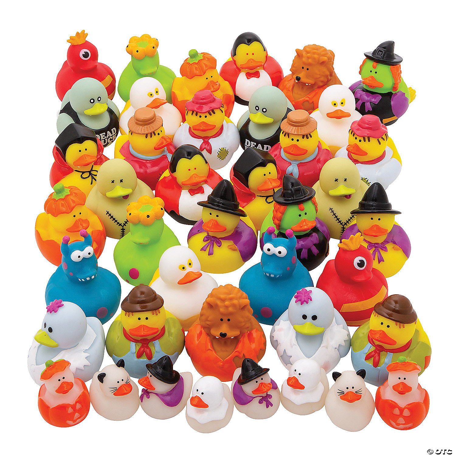 Halloween Rubber Duckies Assortment - 50 Pack