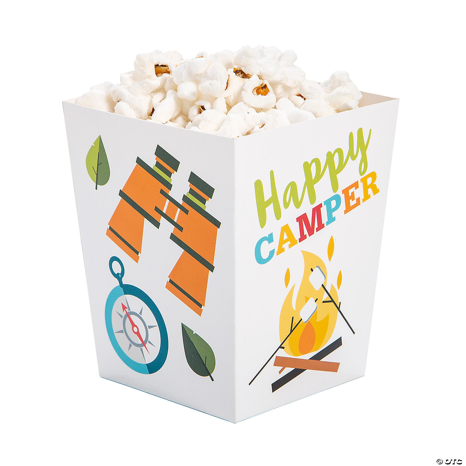 Camp Party Popcorn Boxes - 24Pk