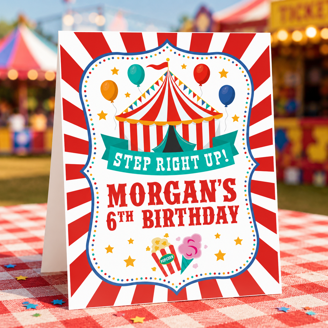 Carnival Birthday Personalized 14