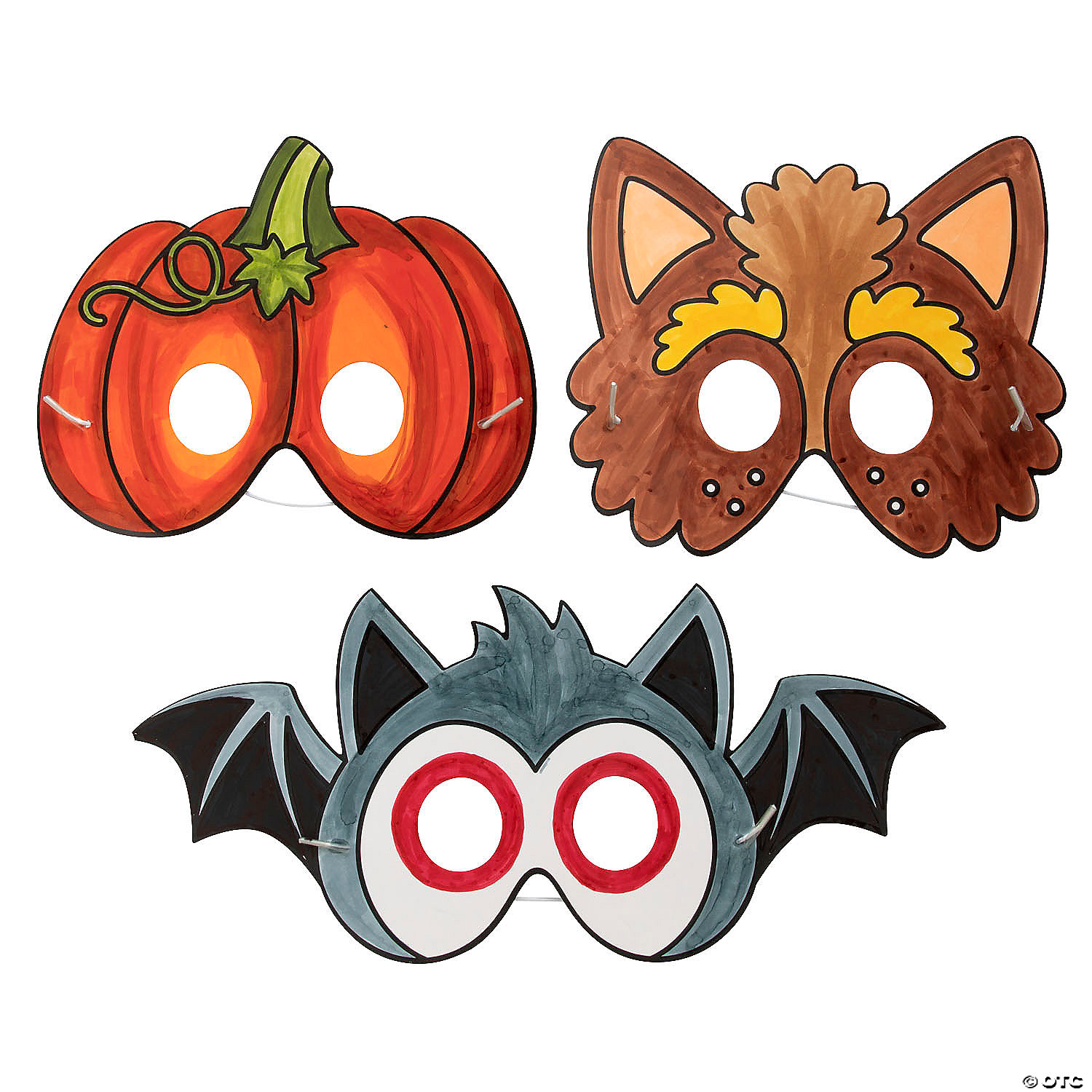 CYO Halloween Character Masks - 12 Pack