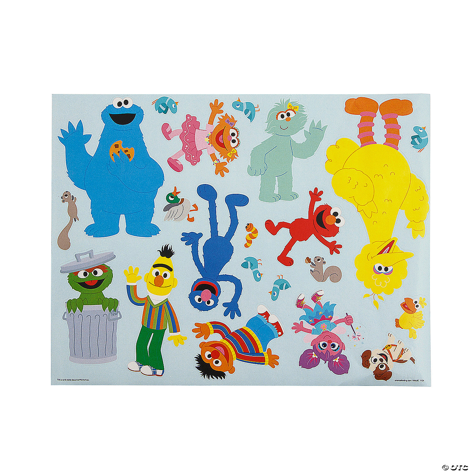 Sesame Street Character Sticker Scenes - 12 Pack