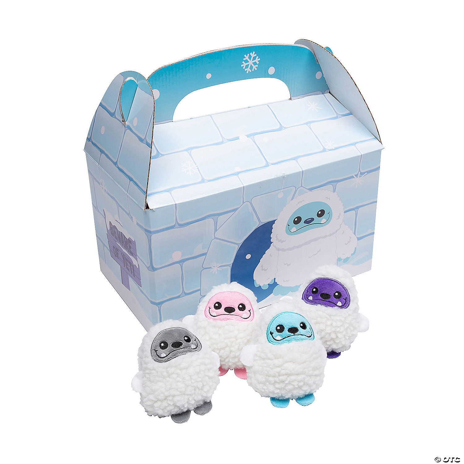Plush Yeti Characters with Igloo House Kit - 21pcs