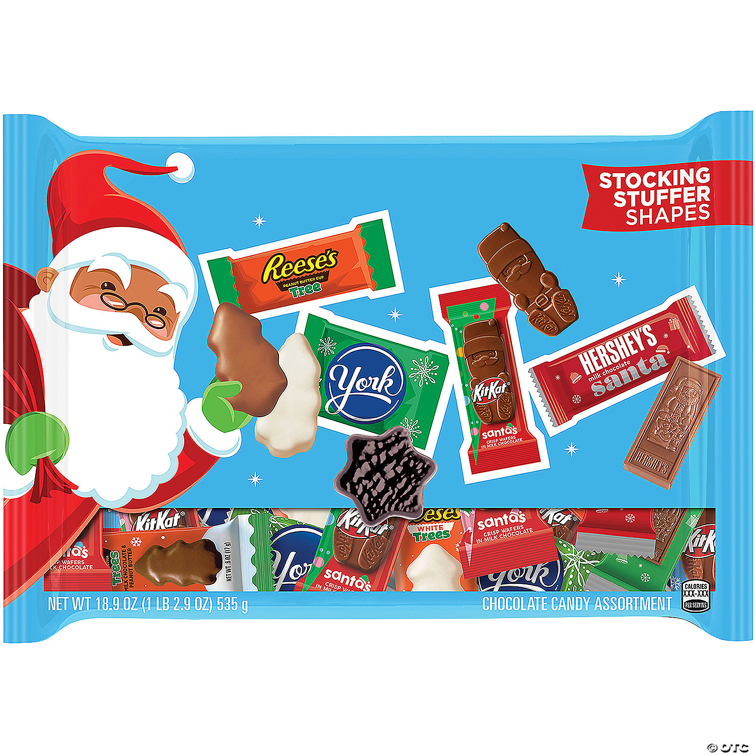 Hershey's Santa Snacks Assortment - 34Pcs